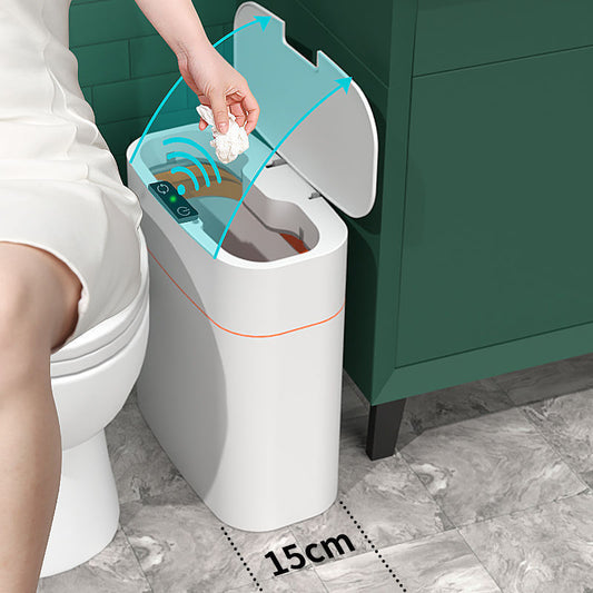 For Picks™ Smart Lid Trash Can: Bedroom, Living Room, Kitchen Storage, Automatic & Inductive